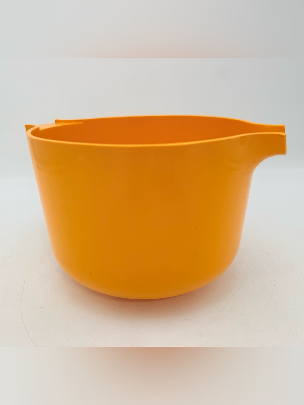 Vintage Andre Morin Yellow Plastic Mixing Bowl - Home Kitchen - made in Canada